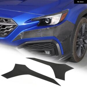 スバル WRX 2022+ ソフトカーボンバンパー ライト アイブロウ両側パネル 装飾ステッカー 外装 アクセサリー カスタムパーツ アクセサリ