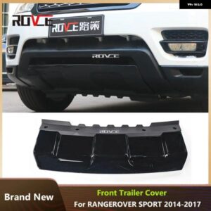 ランドローバー フロントバンパー トレーラー牽引フックカバー レンジローバースポーツ L494 2014-2017 ボードスキッドプレートプロテクター