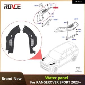 ランドローバー ウォーターパネル レンジローバースポーツ 2023 LR168925 LR168924 アクセサリー カスタムパーツ アクセサリー 交換用部品
