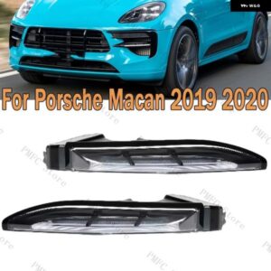 ポルシェ 車 DRL LED デイタイム ランニングランプ フロントバンパー ウィンカーランプ フォグライト マカン 2019 2020 95B63