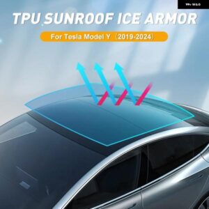 テスラ TPU ICE ARMOR プレカット フィルム断熱 モデル Y 2020-24 車 PPF アクセサリー カスタムパーツ アクセサリー