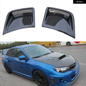 スバル インプレッサ WRX 10TH フロントサイドエアベント カーボンフロントバンパー スクープエアダクトベント 2008 2011 カスタ