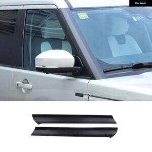 ランドローバー 2010-16 ディスカバリー 4 LR4 ABS ブラックカースタイリング フロントガラス A ピラートリム ステッカー 車 外装 アクセサ