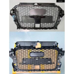 アウディ A3 8V S3 SLINE ACC 2014-2016 レーシンググリル フロントバンパー ガードカーアクセサリー カスタムパーツ アクセサリー 交換用