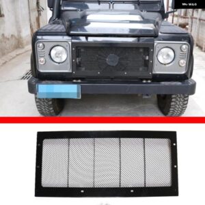 ランドローバー 2008-2019 ディフェンダー 90 110 金属フロントカバー グリル 防虫ネット自動車 外装 アクセサリー カスタムパーツ アクセ