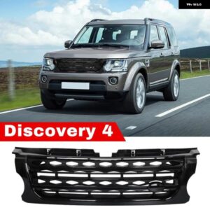 ランドローバー グリル ディスカバリー 4 LR4 2014-2016 L319 フロントバンパー センターパネル スタイリングアッパーレーシンググリル ガー