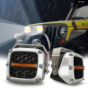 ランドローバー LED ライト ランニングライト カーバーフォグライト ヘッドライト スポットライト DRL ポッドランプ 自動 ジープ 4X4 オフロ