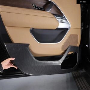 ランドローバー レンジローバー ヴォーグ 2023 2024 ABS カーボン ドア アンチキック パネル ステッカー カーアクセサリー 拡張バージョン
