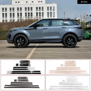 ランドローバー 10ピース/セット ABS レンジローバー EVOQUE L551 2019-2020 サイドドアボディモールドストリップカバー ト