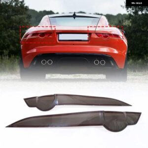 ジャガー F-TYPE 2013-2020 ABS 黒化テールライト ブラックシェルテールライト トリム カバー ステッカー カーアクセサリー カ