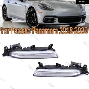 ポルシェ 車 DRL LED デイタイム ランニングランプ フロントフォグライト ウィンカーランプ パナメーラ 2018 2019 2020 971