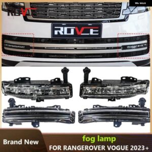 ランドローバー フロントバンパー LED フォグライト デイタイム ランニングライト レンジローバーヴォーグ 2023+ バンパー ランプ オートア