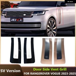 ランドローバー SV バージョンドアサイドベントグリル カバー エアフェンダートリム レンジローバーヴォーグ L460 2023-2025 カーアクセサリ