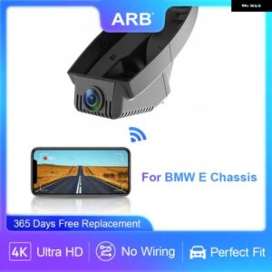 BMW ダッシュカメラ E シャーシ E60 E61 E65 E66 E70 E72 E83 E84 E88 E92 E93 ARB 4K OEM ファクトリールックカー DVR WIFI 接続 カスタム