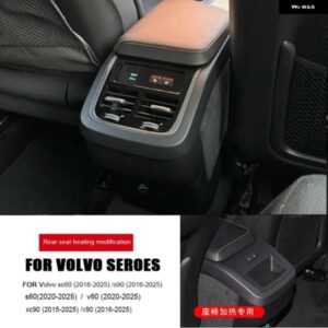 ボルボ XC60 XC90 S60 V60 V90 リア加熱 USB 充電カスタムカーアクセサリー装飾 カスタムパーツ アクセサリー 交換用部品 互換品