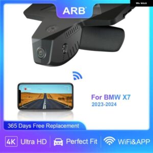 BMW ダッシュカム X7 G07 第 1 世代 フェイスリフト 2023 2024 ARB 4K OEM スタイル車 DVR ビデオレコーダー WIFI 接続 APP 制御 カスタム