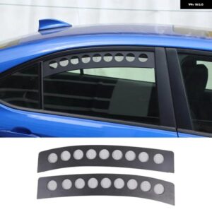 スバル WRX 2021-23 合金リアサイドウィンドウ 換気パネル 装飾アクセサリー カスタムパーツ アクセサリー 交換用部品 互換品