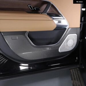 ランドローバー レンジローバー ヴォーグ 2023-2024 車ドアアンチキックパネル トリム カバー ホーンネット付き カーインテリア アクセサリ