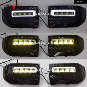 ランドローバー LED レンズフォグライト デイタイム ランニングライト フォグランプ ディフェンダー 110 2020-2024 ライト アセンブリ カス