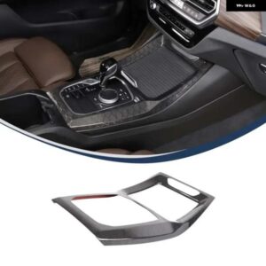 BMW X3 X4 G01 G02 2022-2023 カーセンターコンソールシフトパネル カバー カーボンステッカー 装飾 カスタムパーツ アクセサリー 交換用部
