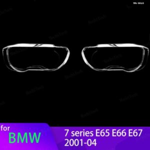 BMW ヘッドライト カバー 7シリーズ E65 E66 E67 2001-2004 フェイスリフト前クリア ハウジング フロント ヘッドライト シェルガラスランプカバー