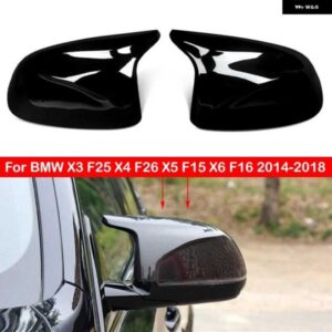 BMW X3 F25 X4 F26 X5 F15 X6 F16 2014-2018 バックミラー サイドミラー カバー ウイングキャップ外装ドアケーストリムカーボン