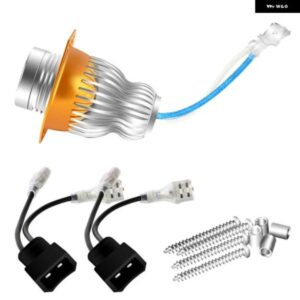 BMW 10ワット LED ホワイト ヘッドライト ハローリング電球 エンジェルアイ E90 E91 カーパーツ