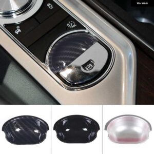 ジャガー XF/XJ 2008-2015 ABS カーボン電子ハンド ブレーキ アンチスクラッチベースカバー 装飾ステッカー カー