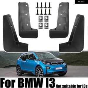 BMW 4個 セット I3 2013-2021 モールドマッドフラップ スプラッシュガードマッドガードフェンダー 電気スタイル モールド車フレア自動