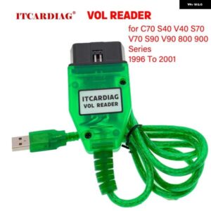 ボルボ ITCARDIAG VOL リーダー OBD OBD2 コードスキャナー C70 S40 V40 S70 V70 S90 V90 800 900シリーズ 1996 2001 リセットサービスライト用