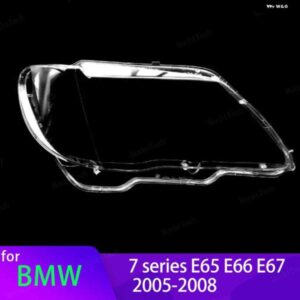 BMW ヘッドライト カバー E65 E66 E67 2005-2008 改築クリア ハウジング フロント ヘッドライト レンズ シェルガラスランプカバー