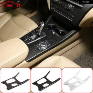 BMW RHDLHD カースタイリング センターコンソール ギア シフトパネル 装飾ステッカー トリム X3 F25 X4 F26 2011-2017 インテリア