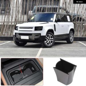 ランドローバー ABS カーセンターコンソール カップホルダーディバイダー 収納 ボックス 挿入 ディフェンダー 90 110 130 2020-2024 インテリア