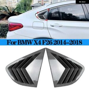 BMW カーボンウィンドウルーバーサイド車リアウィンドウシャッターカバー トリムベント トリム ABS X4 F26 2014-2018 オート