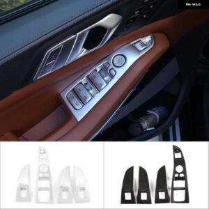 BMW LHD X5 G05 X7 G07 2019-2022 窓ガラスリフト スイッチ ボタン コントロールパネル フレーム カバー トリム ABS インテリア