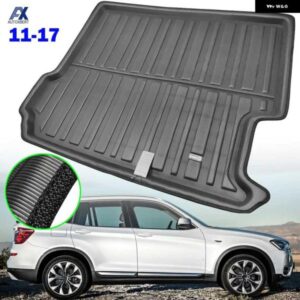BMW X3 F25 2011 - 2017 カーゴブーツ ライナーリアトランクフロアトレイマットカーペット滑り止め 2012-16 用に調整
