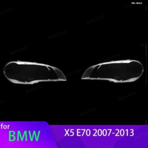 BMW ヘッドライト カバー X5 E70 2007-2013 クリア ハウジング フロント ヘッドライト レンズ シェルガラスランプカバー