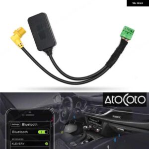 アウディ ATOCOTO BLUETOOTH モジュール Q5 A6 A4 Q7 A5 S5MM I 3G AMI マルチメディア 12PIN AUX ケーブルアダプター ワイヤレス オーディオ 入力