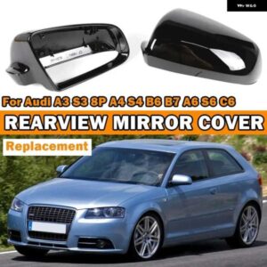 アウディ A3 S3 8P A4 S4 B6 B7 A6 S6 C6 バックミラー サイドミラー カバー ウイングキャップ外装ドアリアビューケーストリム