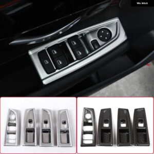 BMW 2シリーズ F45 F46 2015-2019 窓リフト スイッチ パネル トリムカバー フレーム ABS クロームインテリア 自動車ステッカー