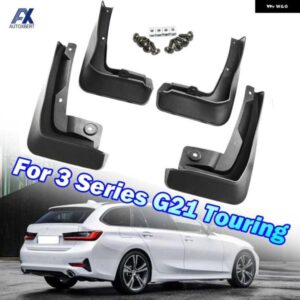 BMW セットマッドフラップ 3シリーズ G21 ツーリングエステート 2019 2022 車フェンダー フレアマッドガードマッドフラップ スプラッシュガード