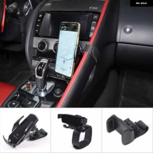 ジャガー 中央制御 ハンドル 携帯電話ホルダー GPS ナビゲーション ブラケット ワイヤレス充電 F タイプ 2013-2023