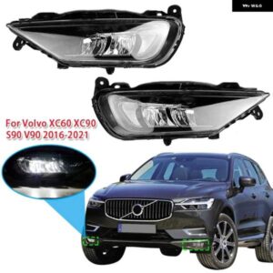ボルボ 1/2個 車 LED フロントバンパー フォグランプ XC60 XC90 S90 V90 2016-2021