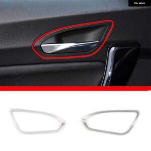 BMW 1 2シリーズ F20 F21 F22 F23 2012-19 ABS クロームインテリアドア ハンドル キャッチカバー インナーボウルトリムフレーム 装飾ステッカー