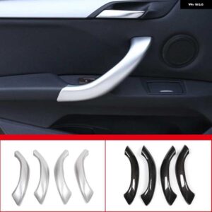 BMW ABS クローム/カーボン車内インナードアアームレスト ハンドル カバー トリム X1 F48 X2 F47 2016-2021 カースタイリング