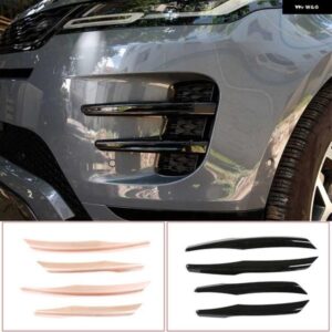 ランドローバー 4個 ABS フロント フォグランプ ライトストリップトリムカバー レンジローバー EVOQUE L551 2019-2020 カー