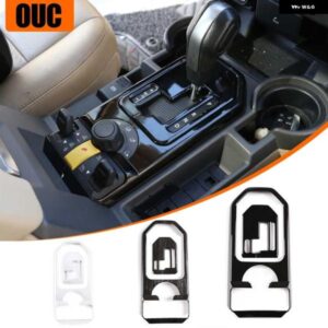 ランドローバー ギア シフトボックス センターコントロールパネル カバー フレーム ステッカー トリム ディスカバリー 3 LR3 2004-2009 インテリア
