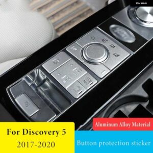ランドローバー 合金インテリアセンターコンソール モード調整ボタン スパンコール ディスカバリー 5 2017-2020 スタイリング
