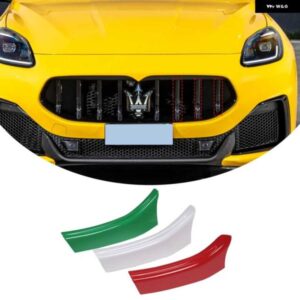 マセラティ マセラティグレカーレ 2022 フロントグリル トリムストリップグリル カバー ステッカー カー