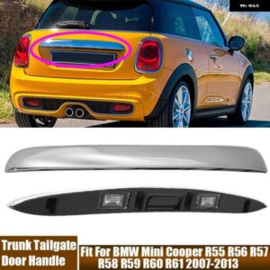 BMW クロームトランクテールゲート ドア ハンドル ライト付き ミニクーパー R55 R56 R57 R58 R59 R60 R61 2007-2013 #51132753603 51132753602